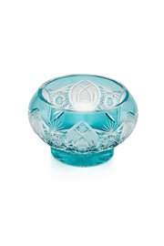 ELSA CRYSTAL Bohemia Lunaria Küçük Tabak Azur