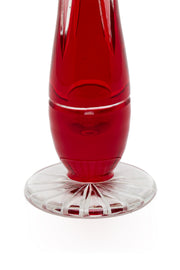 ELSA CRYSTAL Bohemia Lunaria Küçük Vazo Kırmızı