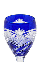 ELSA CRYSTAL Bohemia Elysium Melisa Ayaklı Bardak Mavi
