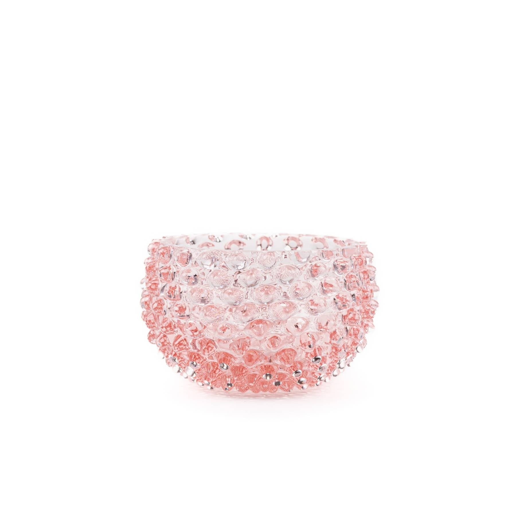 Elsa Crystal Bubble Hobnail Tapas, Kase, Rosa, 11,5 cm