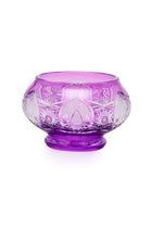 ELSA CRYSTAL Bohemia Lunaria Küçük Tabak Eflatun