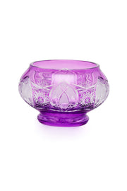 ELSA CRYSTAL Bohemia Lunaria Küçük Tabak Eflatun