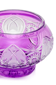 ELSA CRYSTAL Bohemia Lunaria Küçük Tabak Eflatun