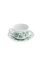 CESKY PORCELAN DUBİ 1860 Cibulak Fincan ve Fincan Tabağı Yeşil