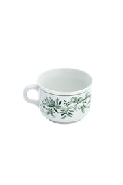 CESKY PORCELAN DUBİ 1860 Cibulak Fincan ve Fincan Tabağı Yeşil