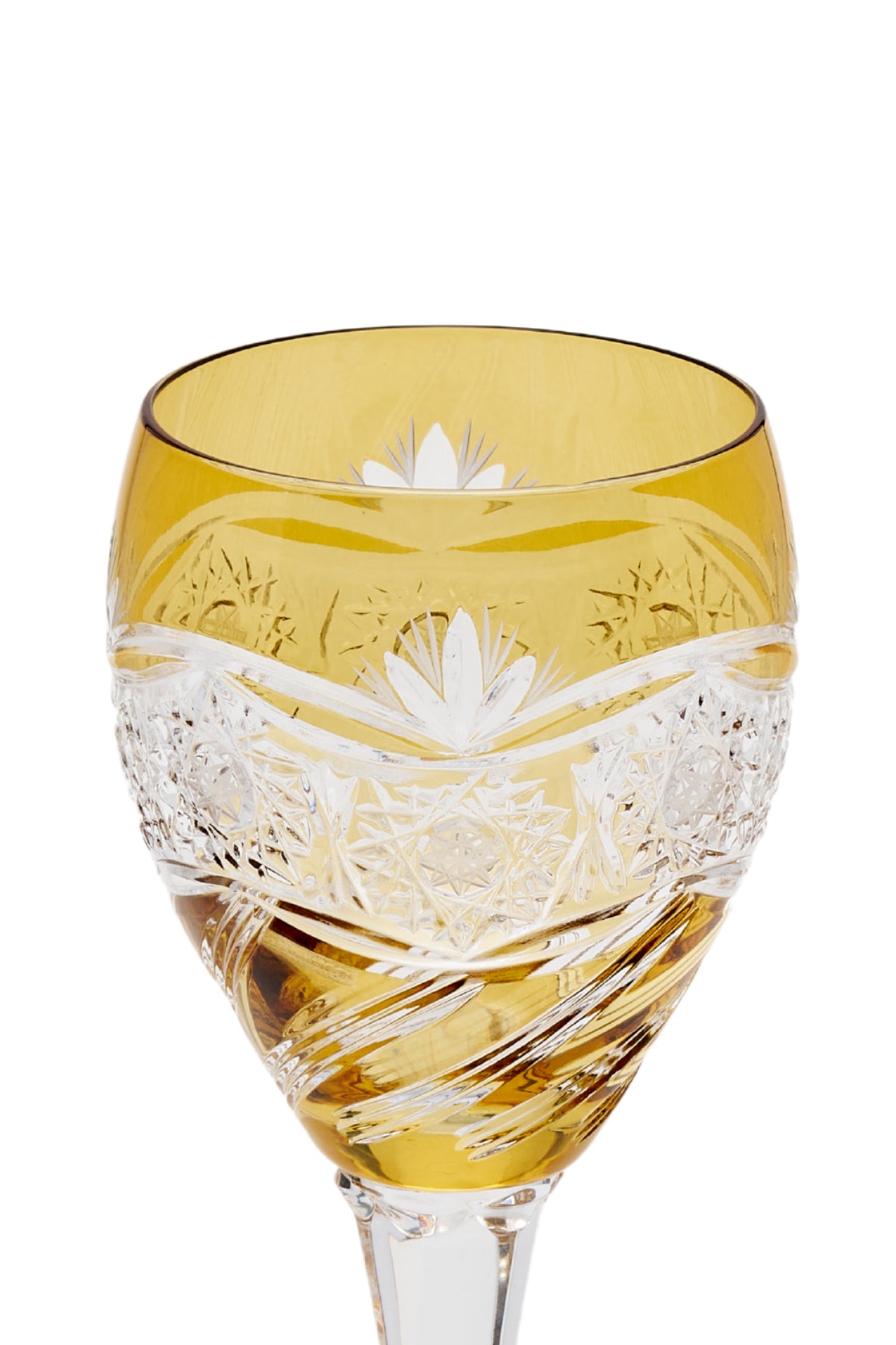 ELSA CRYSTAL Bohemia Elysium Melisa Ayaklı Bardak Sarı