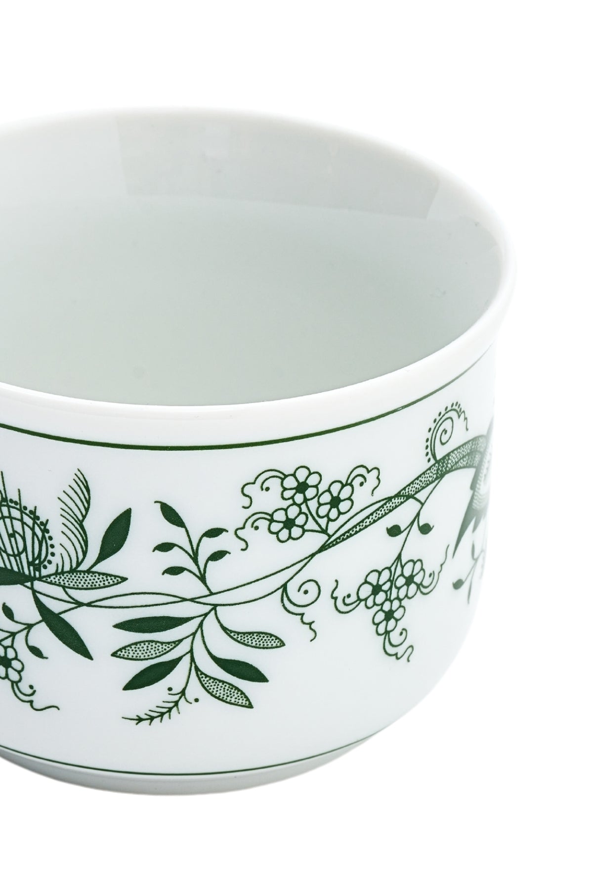 CESKY PORCELAN DUBİ 1860 Cibulak Fincan ve Fincan Tabağı Yeşil