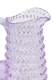 ELSA CRYSTAL Bohemia Lunaria Jug Purple