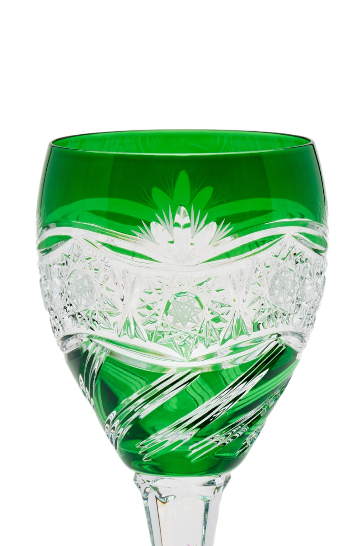 ELSA CRYSTAL Bohemia Elysium Melisa Ayaklı Bardak Yeşil
