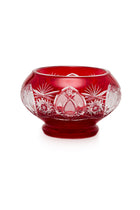 ELSA CRYSTAL Bohemia Lunaria Small Plate Red