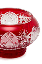 ELSA CRYSTAL Bohemia Lunaria Small Plate Red
