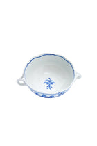 CESKY PORCELAN DUBİ 1860 Cibulak 2 Kulplu Corba Kasesi Mavi