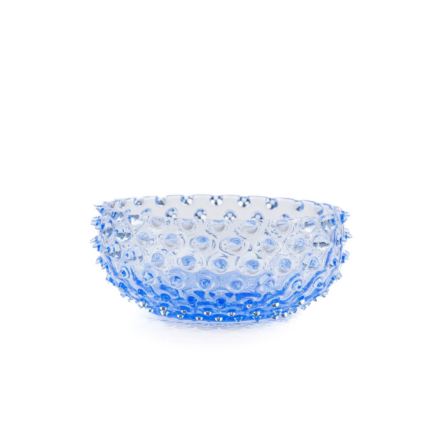 Elsa Crystal Bubble Hobnail Tapas Bowl, Light Blue, 17 cm