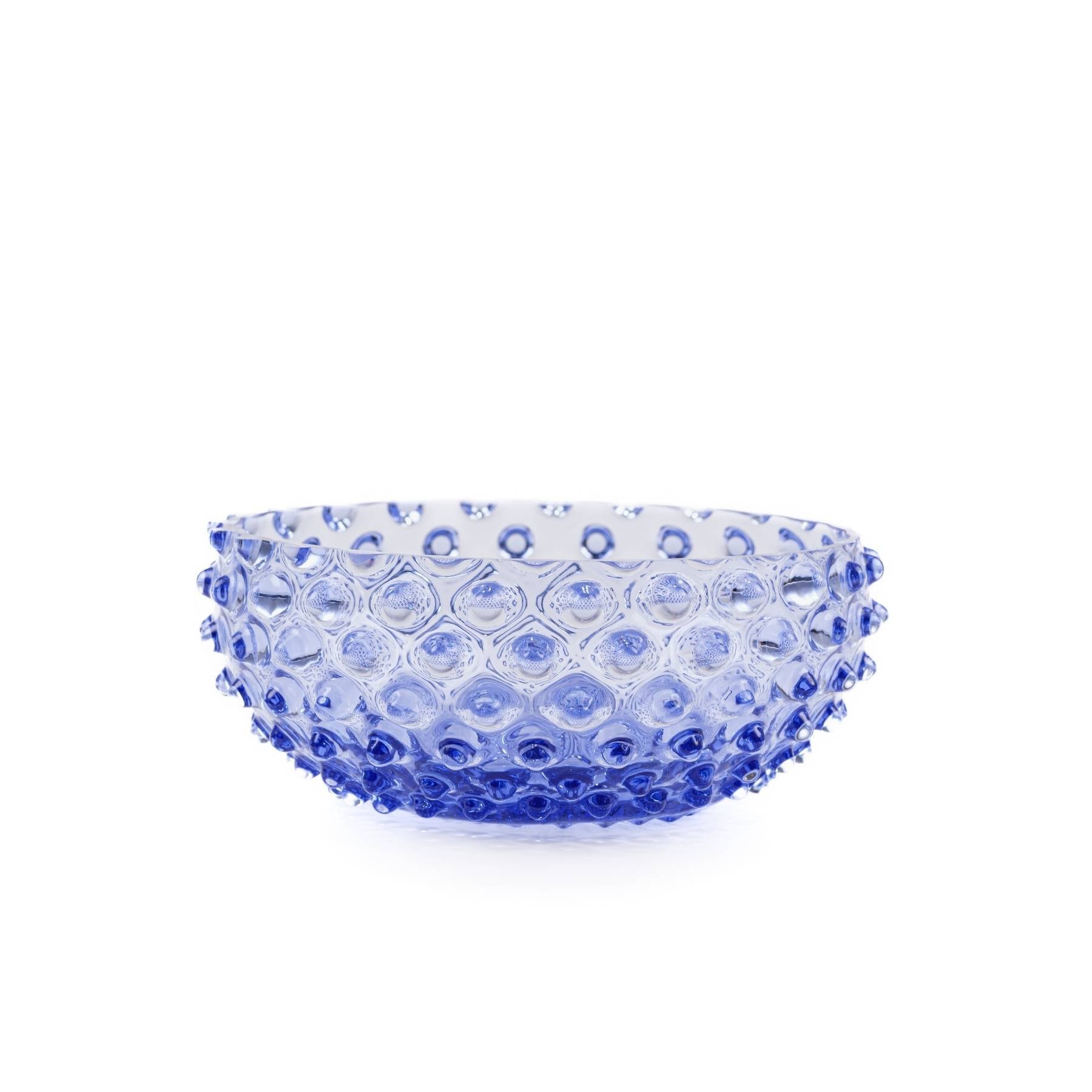 Elsa Crystal Bubble Hobnail Tapas Bowl, Lavender, 17 cm