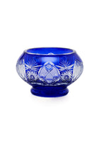 ELSA CRYSTAL Bohemia Lunaria Küçük Tabak Mavi