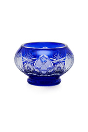 ELSA CRYSTAL Bohemia Lunaria Küçük Tabak Mavi
