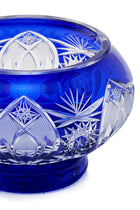 ELSA CRYSTAL Bohemia Lunaria Küçük Tabak Mavi