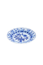 CESKY PORCELAN DUBİ 1860 Cibulak Geniş Kenarlı Düz Servis Tabağı Mavi