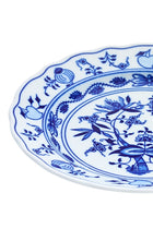 CESKY PORCELAN DUBİ 1860 Cibulak Geniş Kenarlı Düz Servis Tabağı Mavi