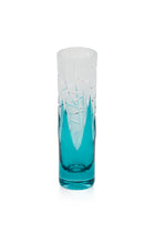 ELSA CRYSTAL Bohemia Lunaria Small Vase Azur
