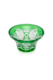 ELSA CRYSTAL Bohemia Lunaria Küçük Kase Yeşil