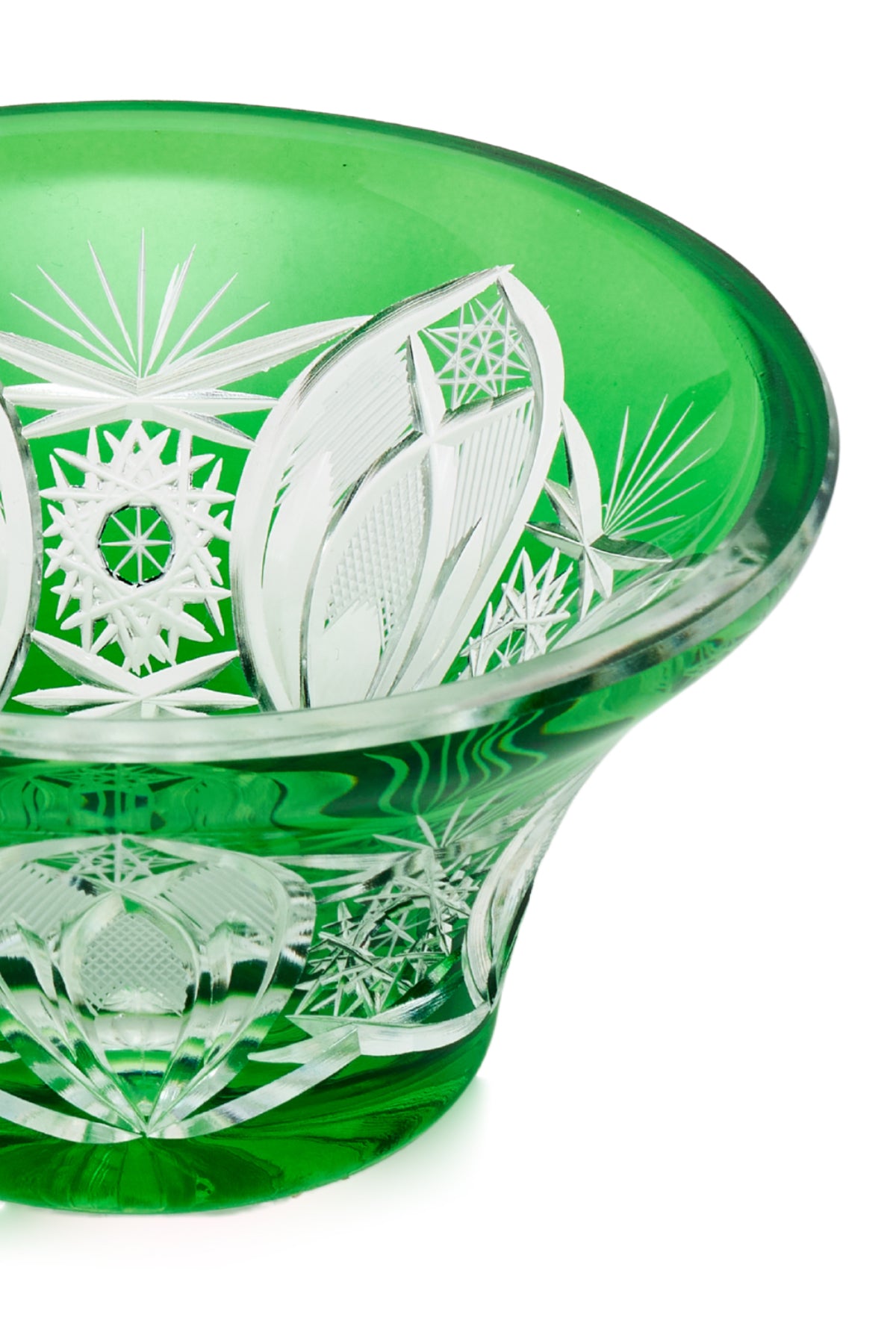 ELSA CRYSTAL Bohemia Lunaria Küçük Kase Yeşil