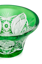 ELSA CRYSTAL Bohemia Lunaria Küçük Kase Yeşil