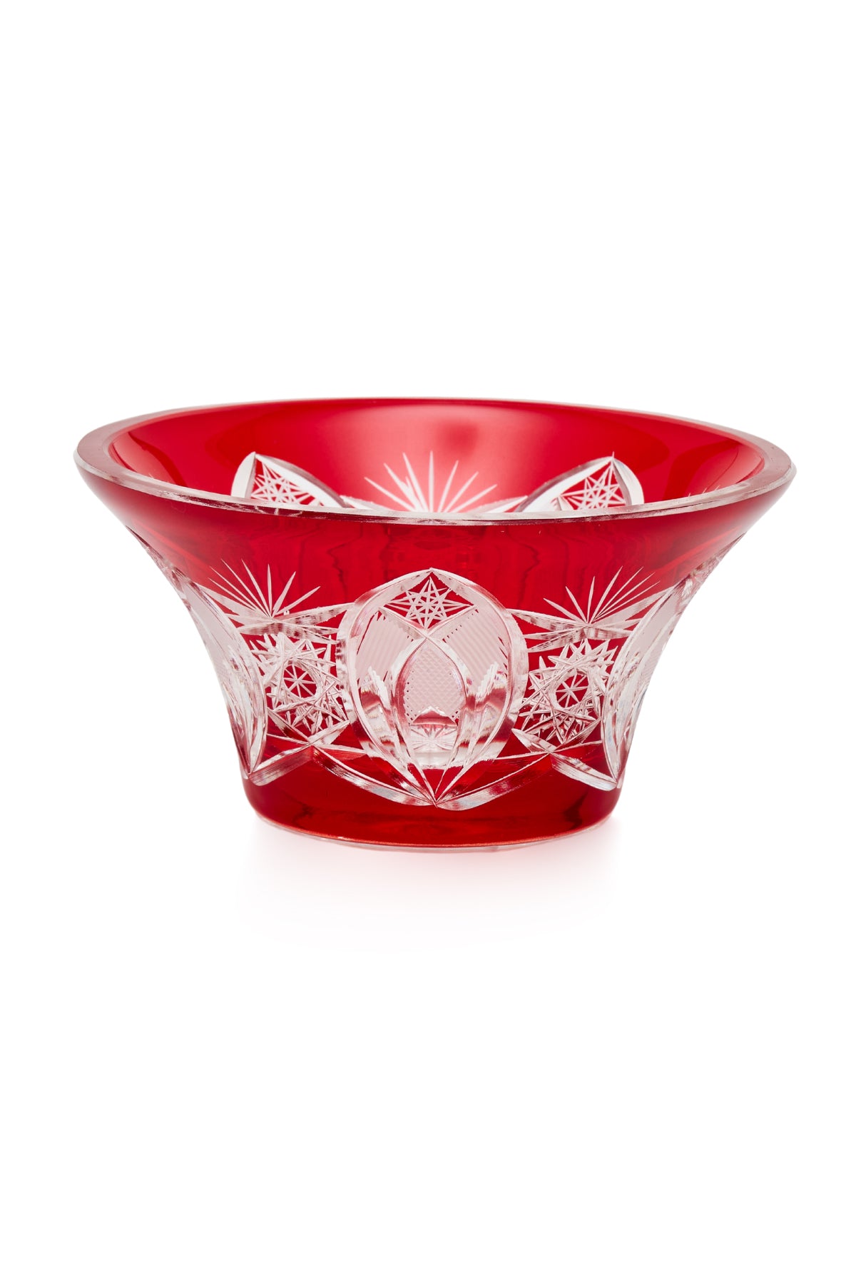 ELSA CRYSTAL Bohemia Lunaria Küçük Vazo Kırmızı