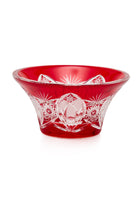 ELSA CRYSTAL Bohemia Lunaria Küçük Vazo Kırmızı