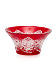 ELSA CRYSTAL Bohemia Lunaria Küçük Vazo Kırmızı