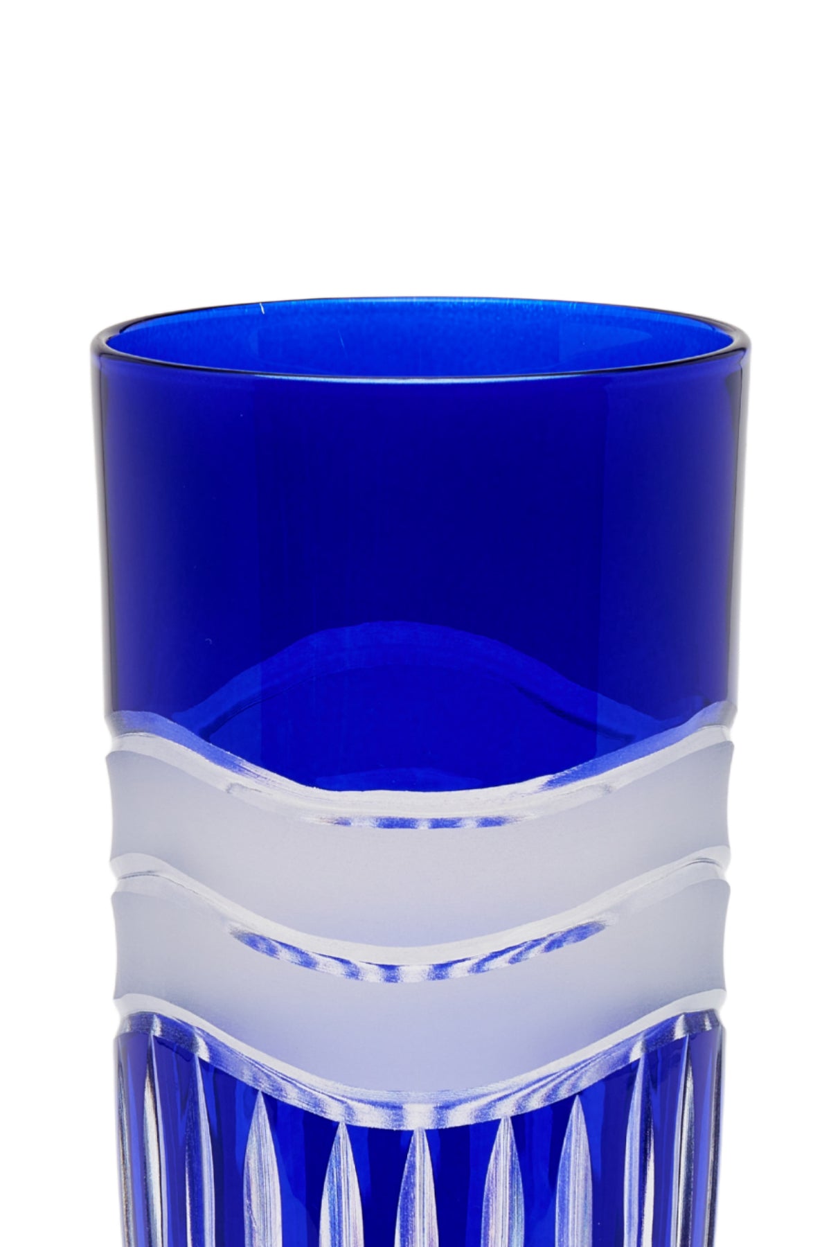 ELSA CRYSTAL Bohemia Aurora Orbit Meşrubat Bardağı Mavi Renk