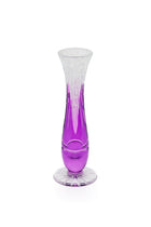 ELSA CRYSTAL Bohemia Lunaria Küçük Vazo Eflatun