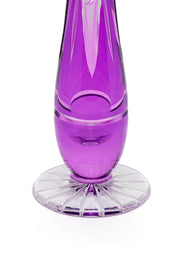 ELSA CRYSTAL Bohemia Lunaria Küçük Vazo Eflatun