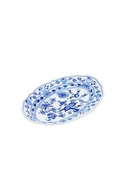 CESKY PORCELAN DUBİ 1860 Cibulak Oval Sunum Tabağı Mavi