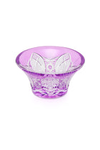 ELSA CRYSTAL Bohemia Lunaria Small Vase Lilac