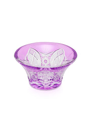 ELSA CRYSTAL Bohemia Lunaria Small Vase Lilac