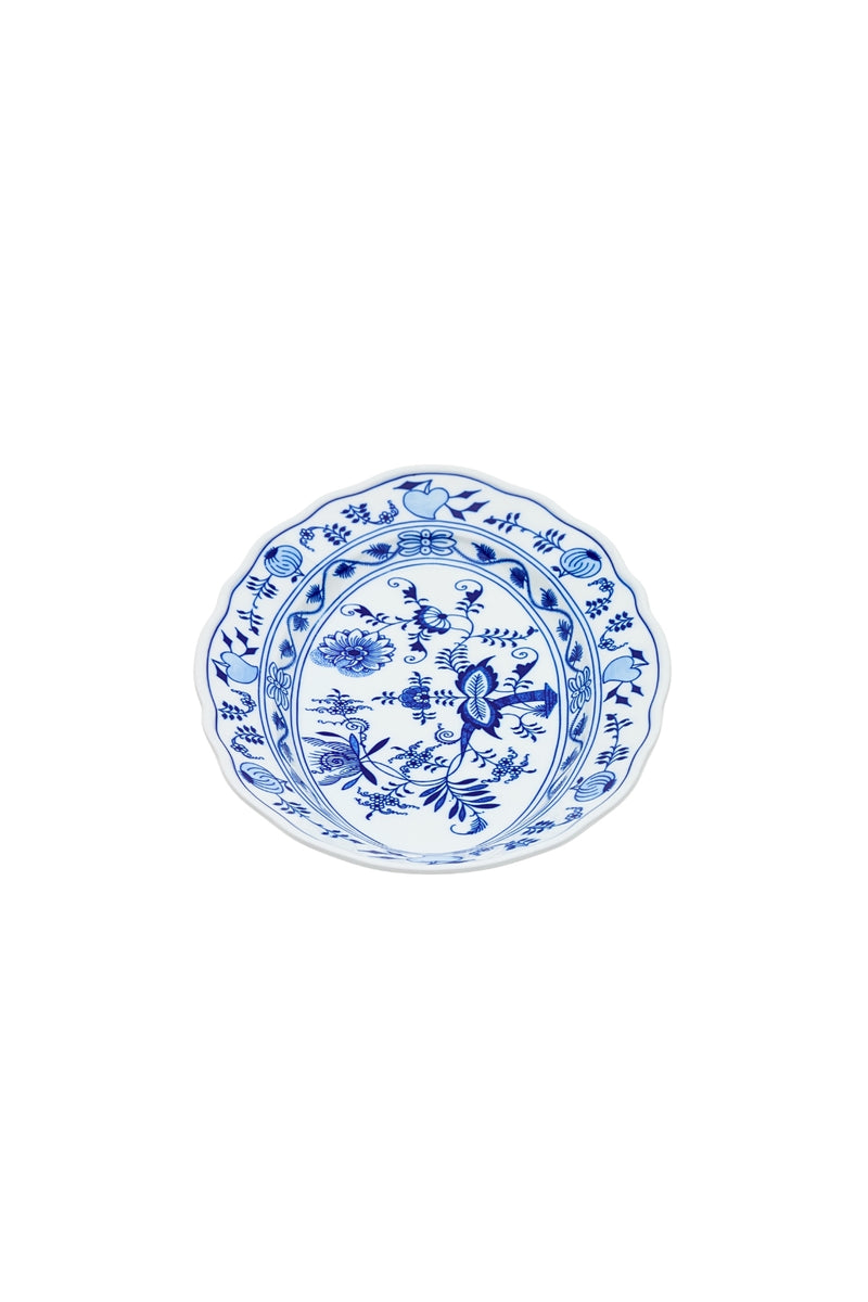 CESKY PORCELAN DUBİ 1860 Cibulak Oval Sunum Tabağı Mavi