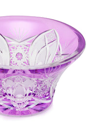 ELSA CRYSTAL Bohemia Lunaria Small Vase Lilac