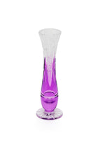 ELSA CRYSTAL Bohemia Lunaria Küçük Vazo Eflatun