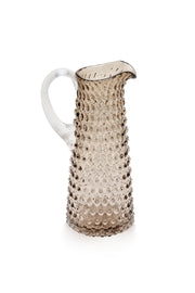 ELSA CRYSTAL Bohemia Lunaria Jug Gray