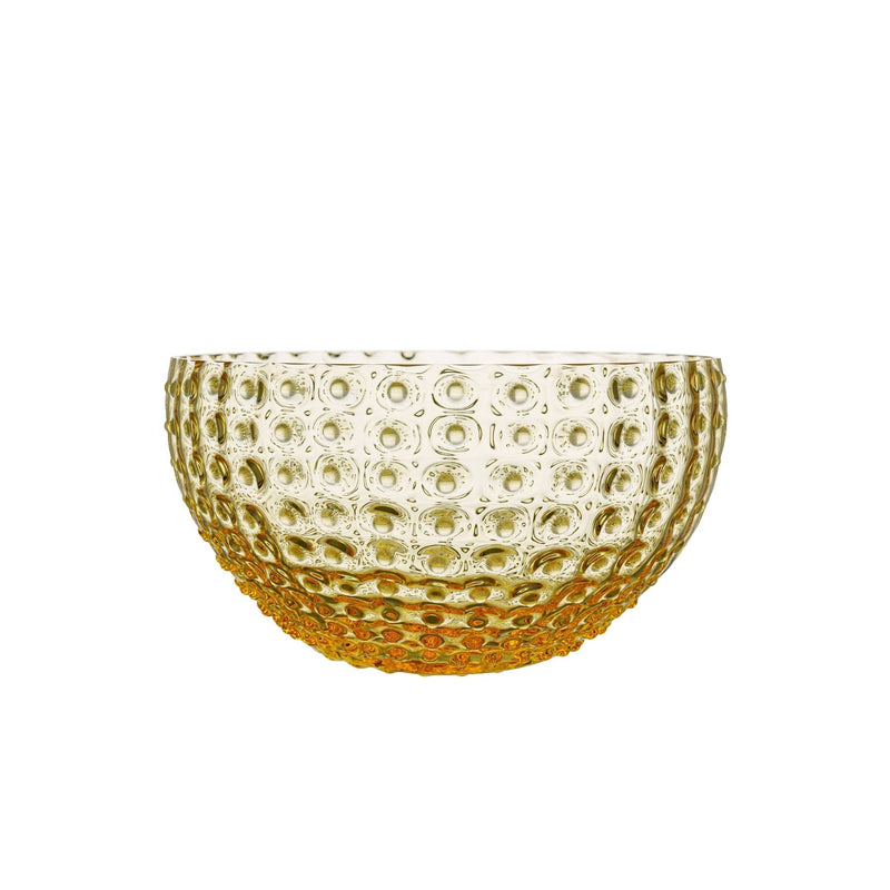 Elsa Crystal Bubble Hobnail Large, Kase, Citron, 24 cm