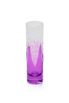 ELSA CRYSTAL Bohemia Lunaria Küçük Vazo Eflatun
