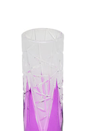 ELSA CRYSTAL Bohemia Lunaria Küçük Vazo Eflatun