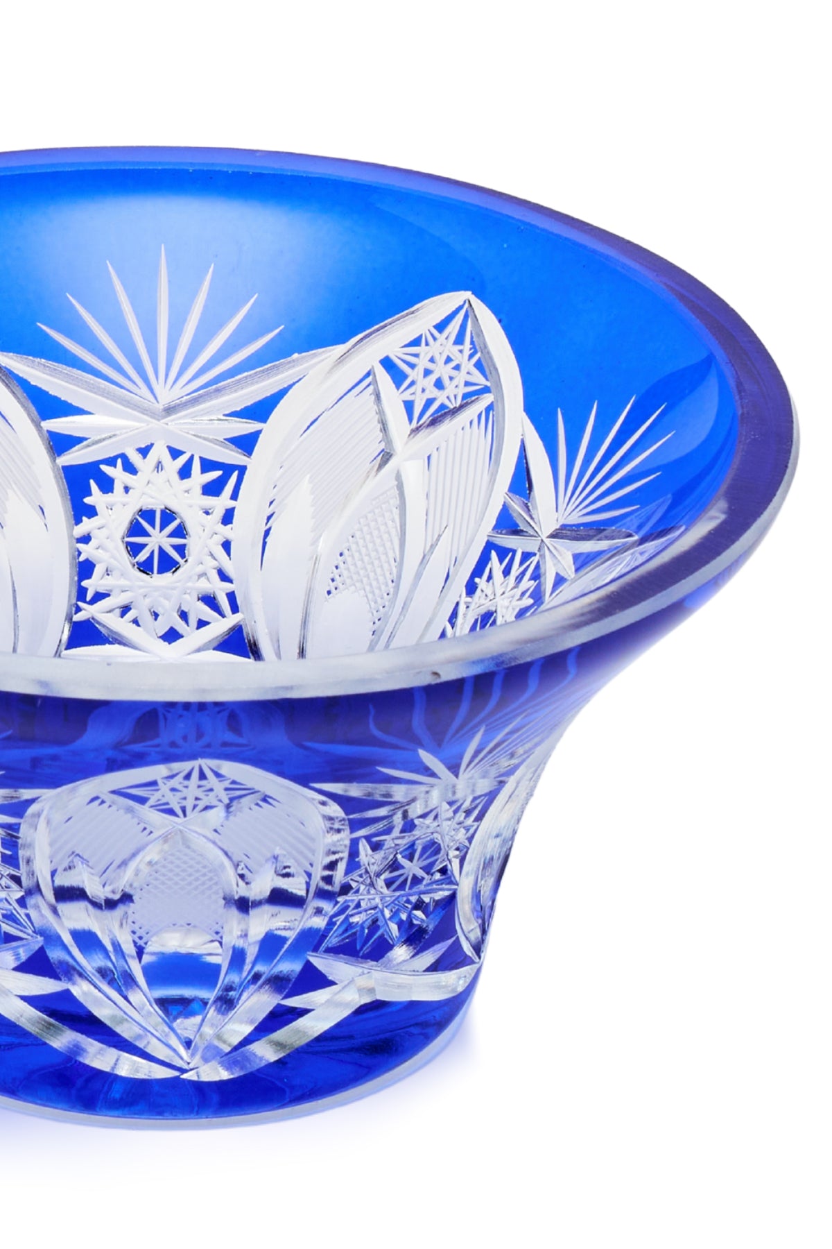 ELSA CRYSTAL Bohemia Lunaria Küçük Tabak Mavi