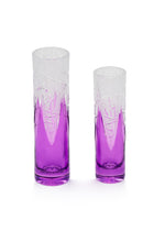 ELSA CRYSTAL Bohemia Lunaria Küçük Vazo Eflatun