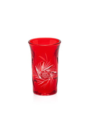 ELSA CRYSTAL Bohemia Alya Kahve Yanı Bardağı Kırmızı
