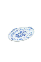 CESKY PORCELAN DUBİ 1860 Cibulak Oval Tepsi Mavi