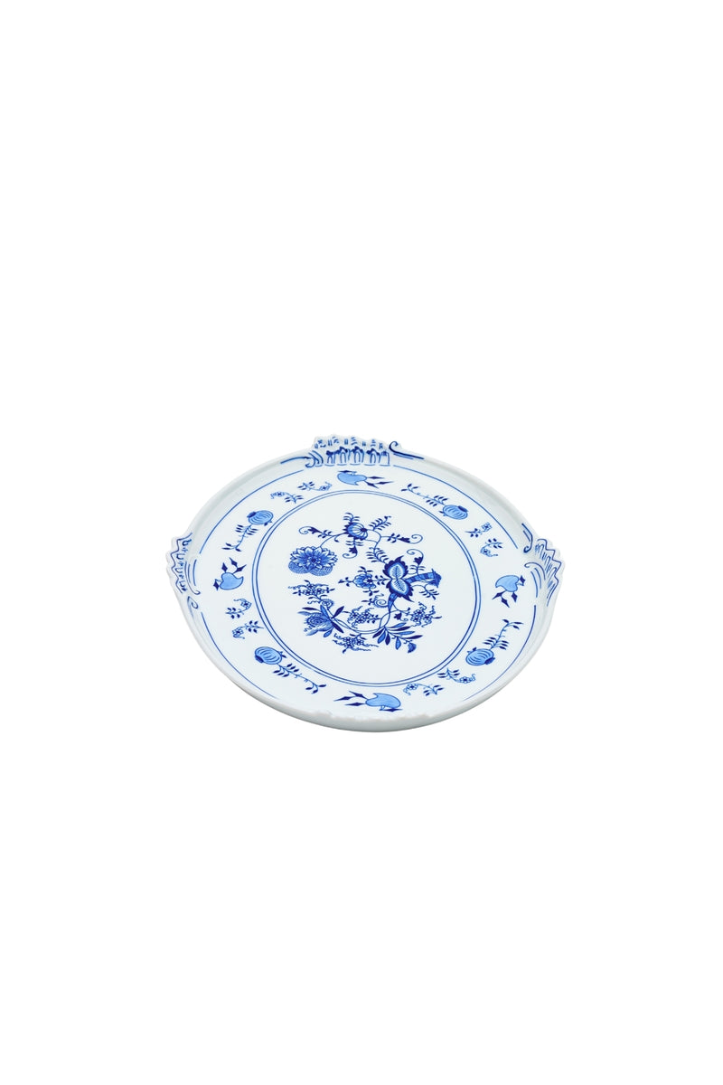 CESKY PORCELAN DUBİ 1860 Cibulak Oval Tepsi Mavi