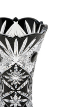 ELSA CRYSTAL Bohemia Maravelle Açık Ağız Büyük Vazo Siyah