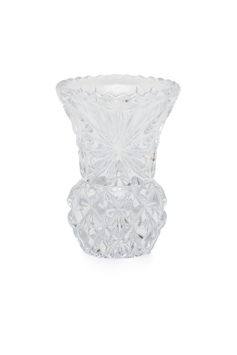 ELSA CRYSTAL Bohemia Aquarine Vazo Beyaz